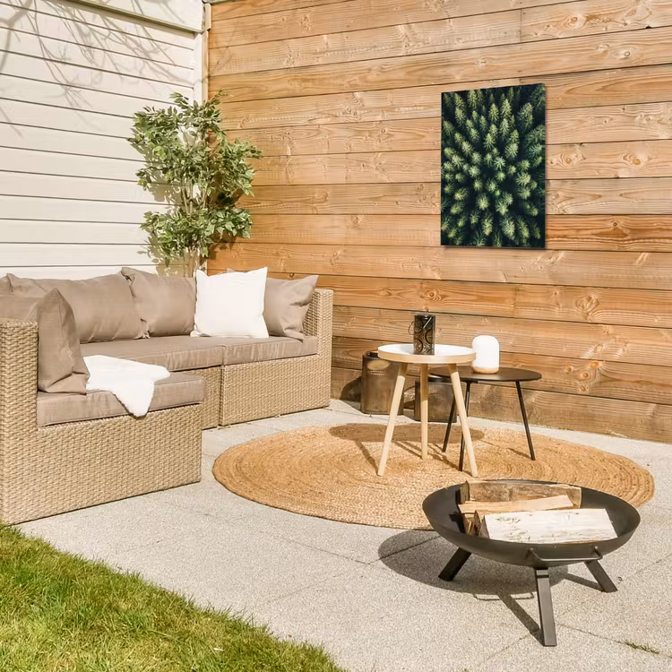 Buiten canvas - Bomen - Naaldwoud - Structuur — 5