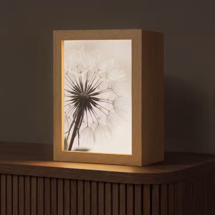 Tafellamp - Paardenbloem - Minimalistisch - Wit