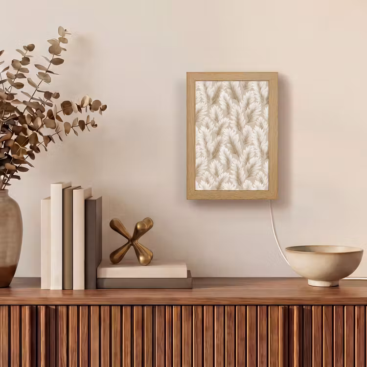 Tafellamp - Botanisch - Patroon - Beige — 4