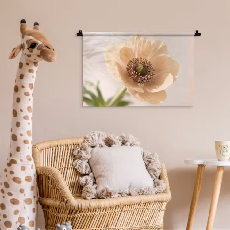 Wandkleed - Bloem - Minimalistisch - Groen — 5
