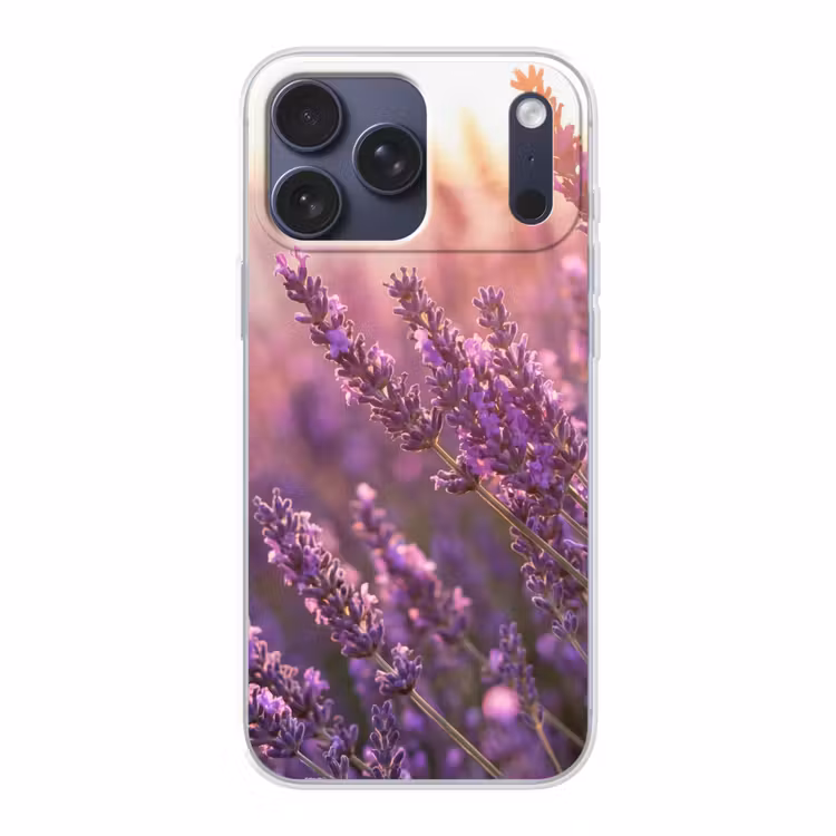 Telefoonhoesje Softcase - Lavendel - Paars - Zonlicht