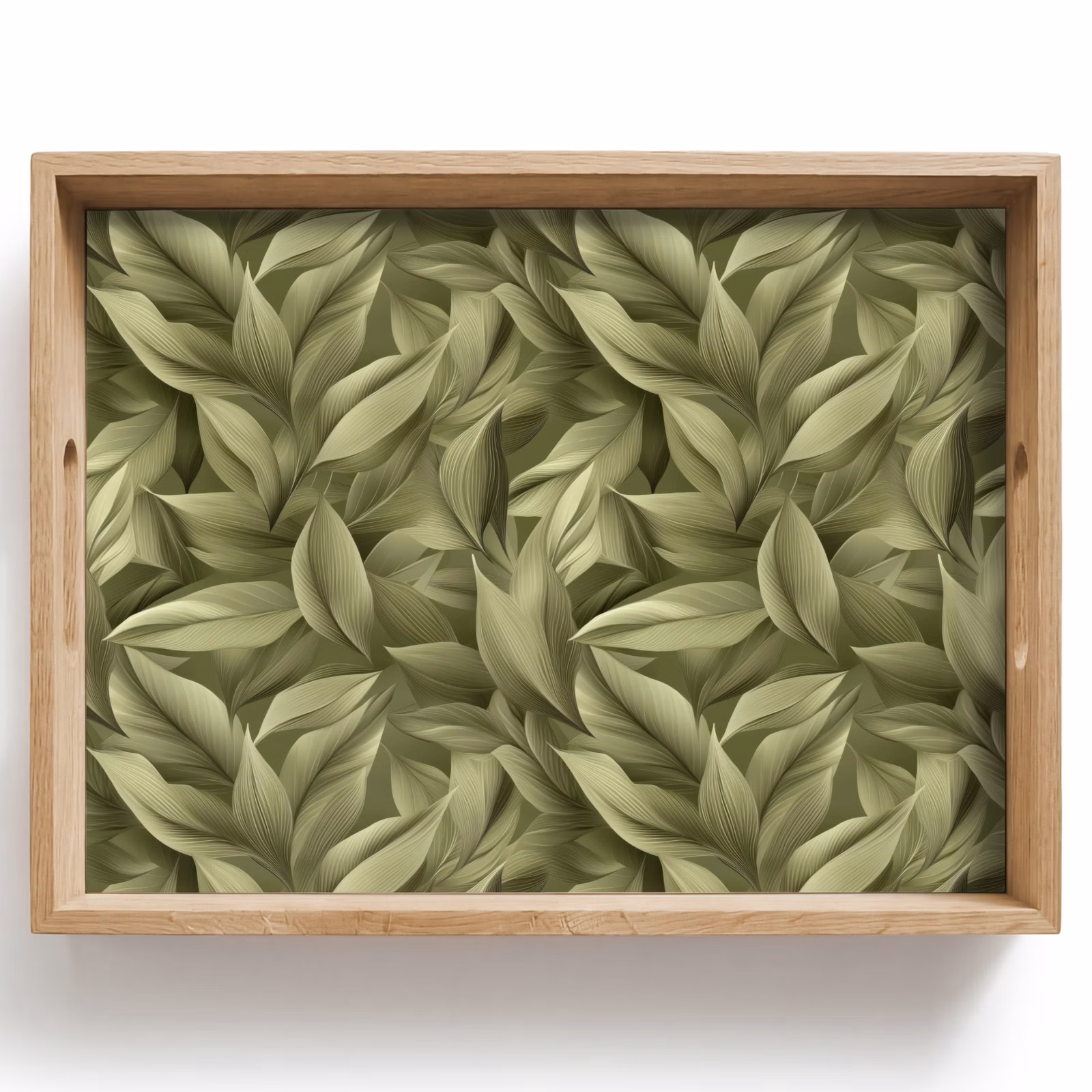 Dienblad - Bladeren - Modern - Groen — 1