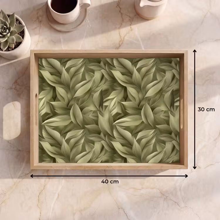 Dienblad - Bladeren - Modern - Groen — 9