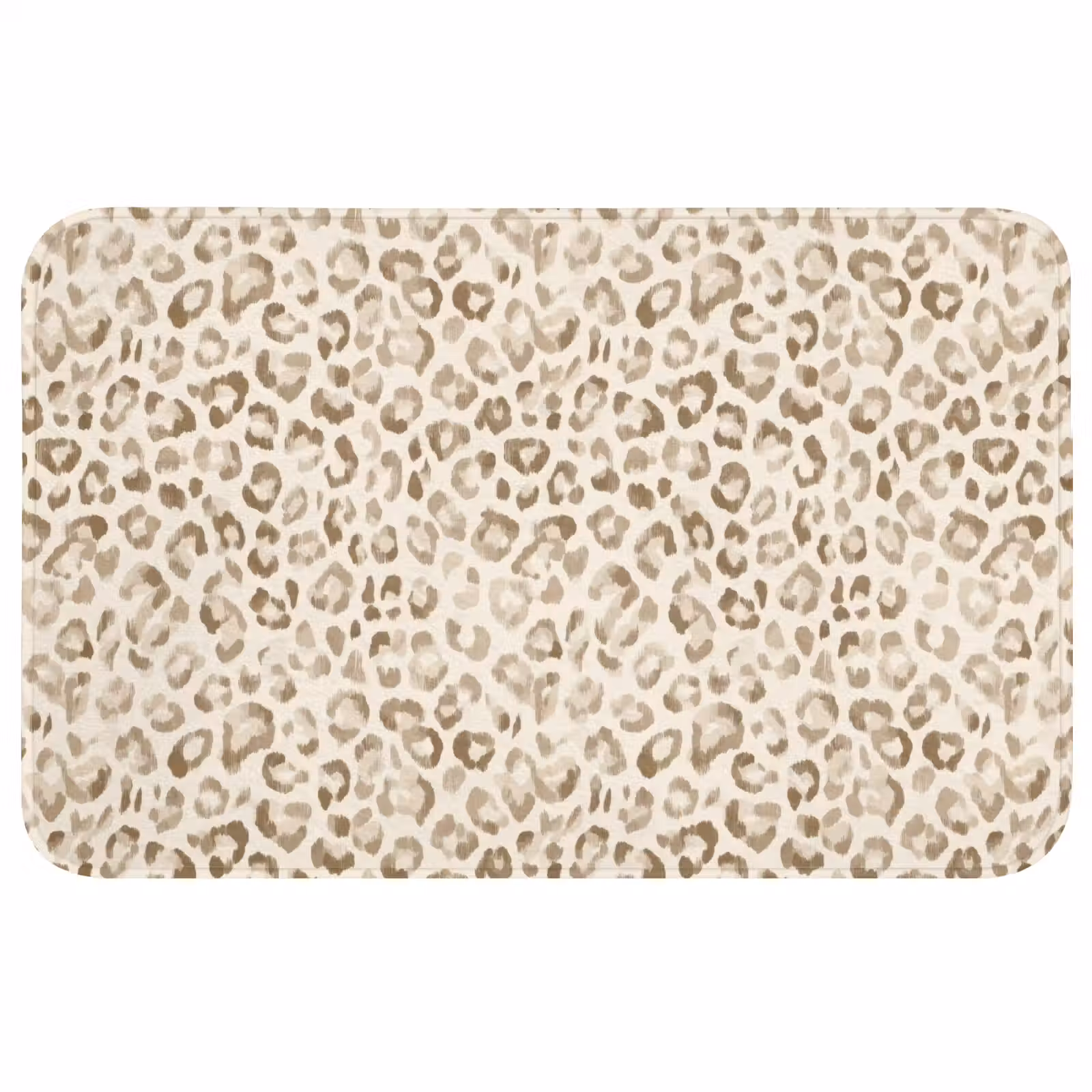 Wc Mat - Luipaard - Klassiek - Beige — 1