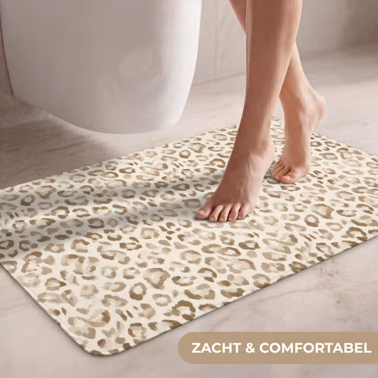 Wc Mat - Luipaard - Klassiek - Beige — 7