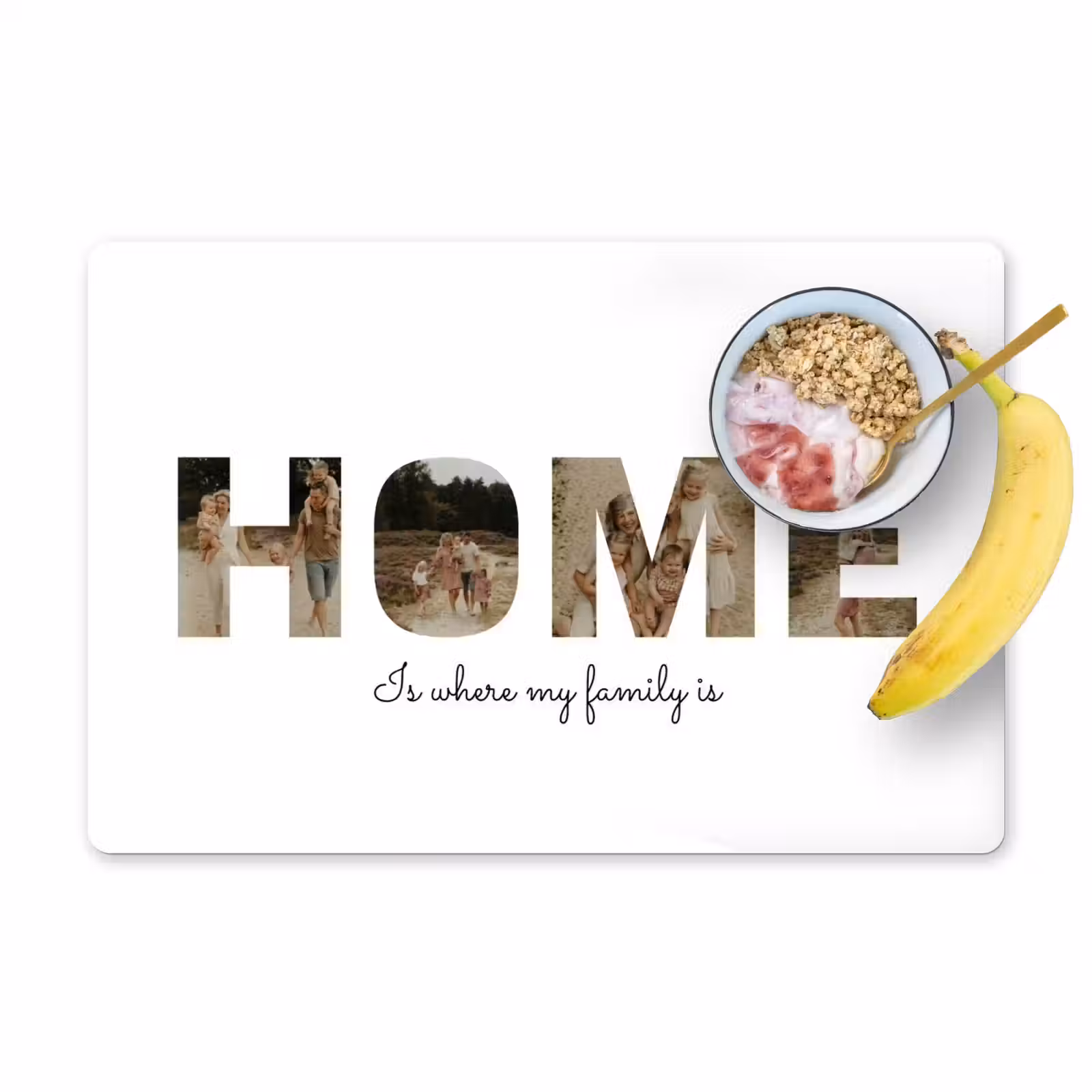 Gepersonaliseerde placemat - 6 stuks - Home - Lettercollage — 1