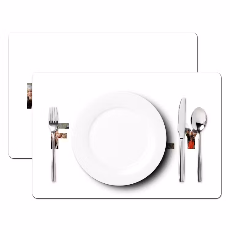 Gepersonaliseerde placemat - 6 stuks -  Family - Lettercollage — 2