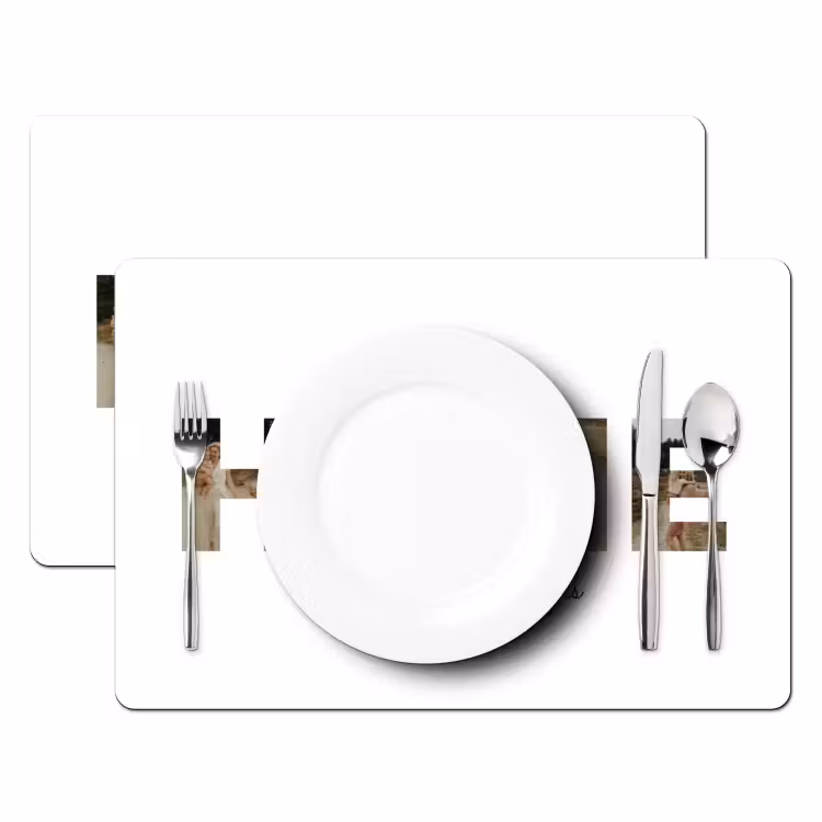 Gepersonaliseerde placemat - 6 stuks - Home - Lettercollage — 2