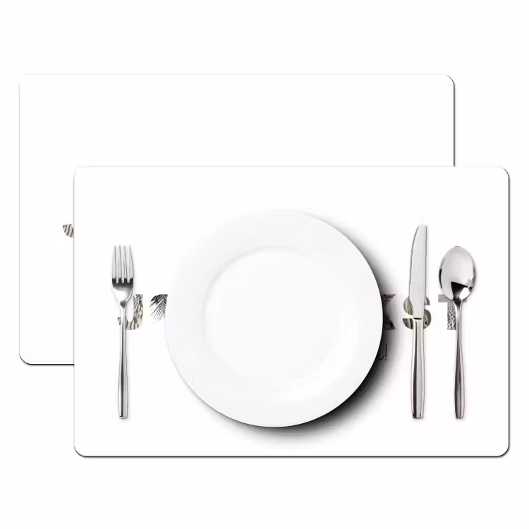 Gepersonaliseerde placemat - 6 stuks - Jouw Tekst - Lettercollage — 2