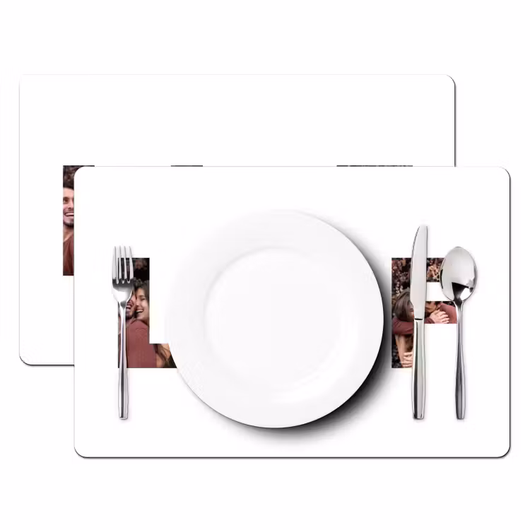 Gepersonaliseerde placemat - 6 stuks - Lief - Lettercollage — 2