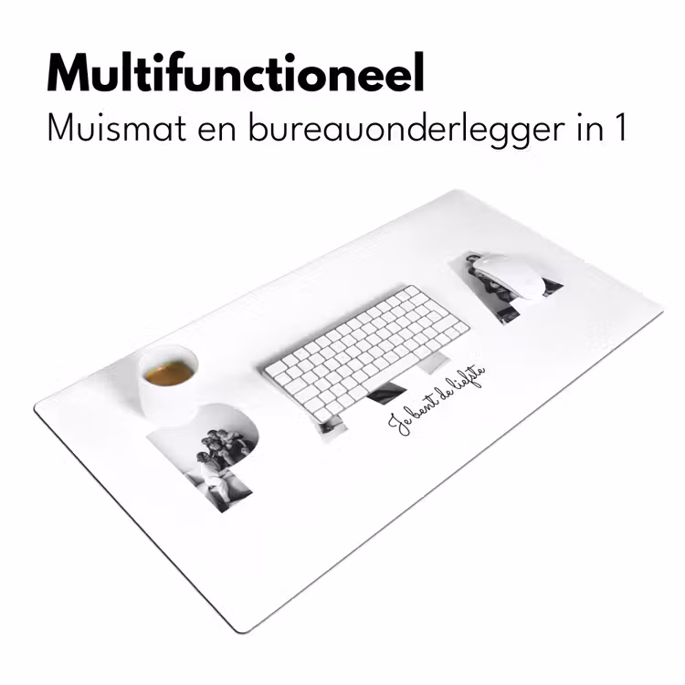 Gepersonaliseerde bureau onderlegger - Papa - Lettercollage — 7
