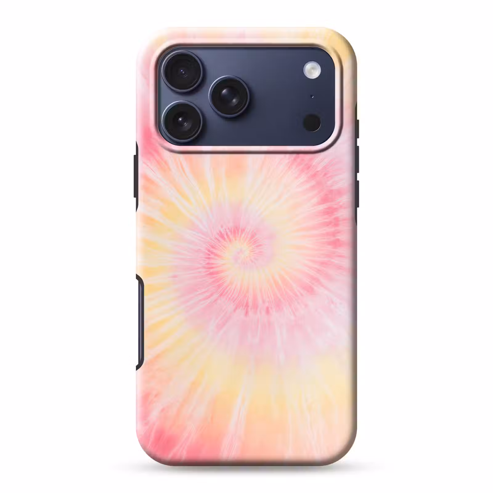 Telefoonhoesje Toughcase - Patroon - Tie Dye - Pasteltinten - Roze — 1