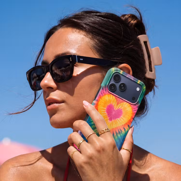 Telefoonhoesje Toughcase - Hart - Tie Dye - Kleurrijk — 6