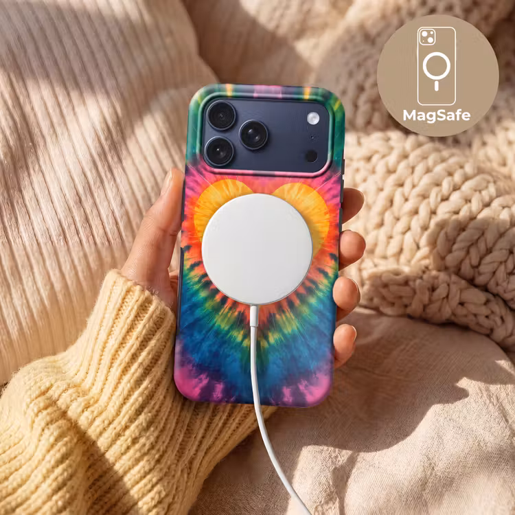 Telefoonhoesje Toughcase - Hart - Tie Dye - Kleurrijk — 8