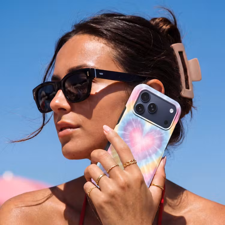 Telefoonhoesje Toughcase - Hartvorm - Pastelkleuren - Tie Dye — 6