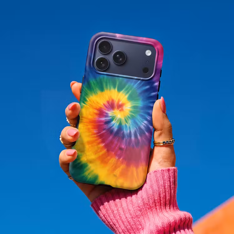Telefoonhoesje Toughcase - Regenboogkleuren - Spiraal - Kleurrijk — 2