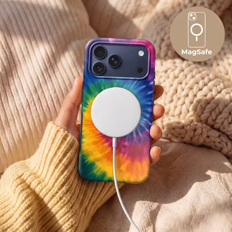 Telefoonhoesje Toughcase - Regenboogkleuren - Spiraal - Kleurrijk — 8