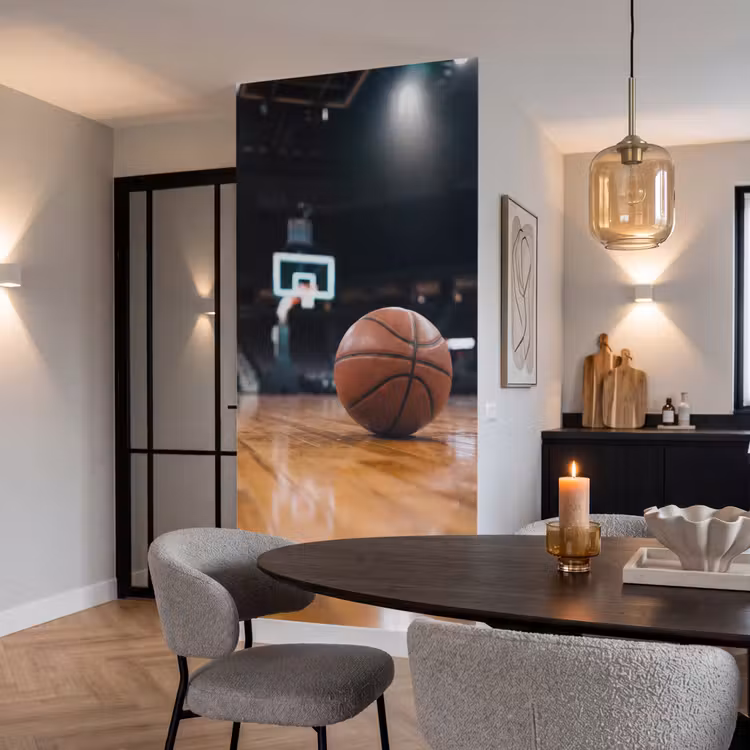 Behang - Basketbal in Basketbalhal — 5