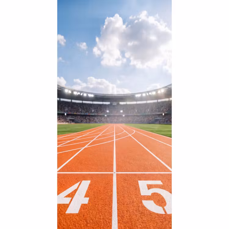 Behang - Atletiekbaan in Stadion — 2