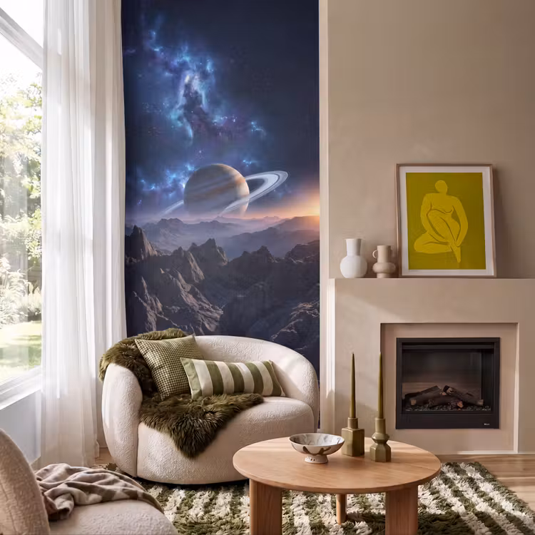 Behang - Fantasy - Kosmos - Landschap