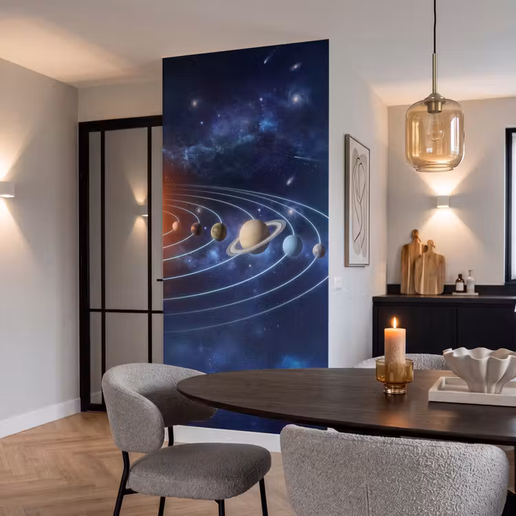 Behang - Ruimte - Zonnestelsel - Blauw — 5
