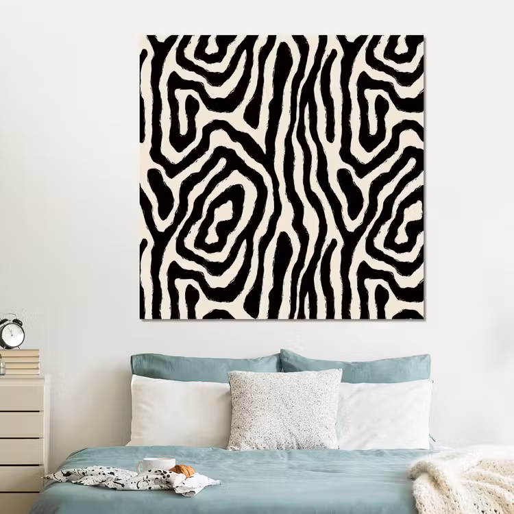 Forex - Zebra - Zwart - Abstract — 2