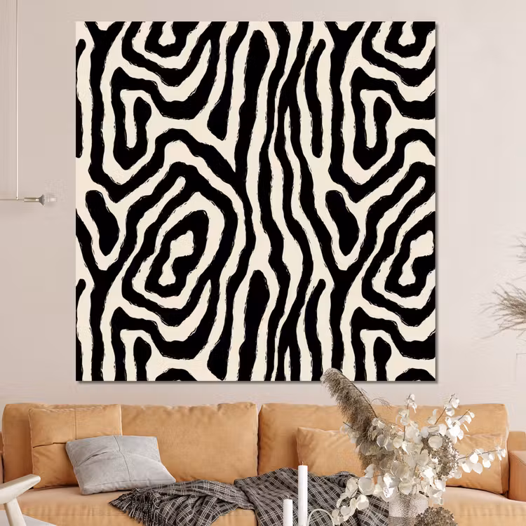 Forex - Zebra - Zwart - Abstract — 4