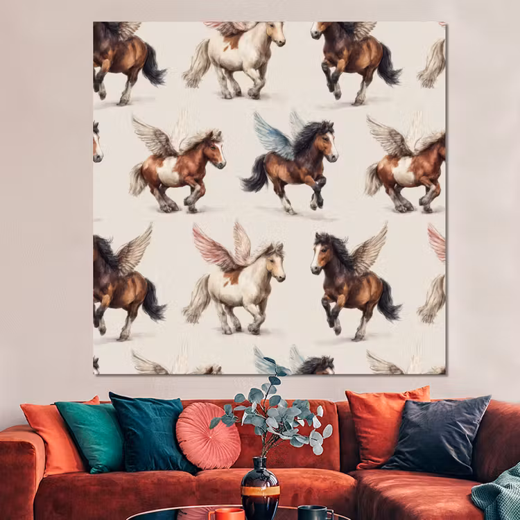 Forex - Paarden - Vleugels - Kleurrijk — 3