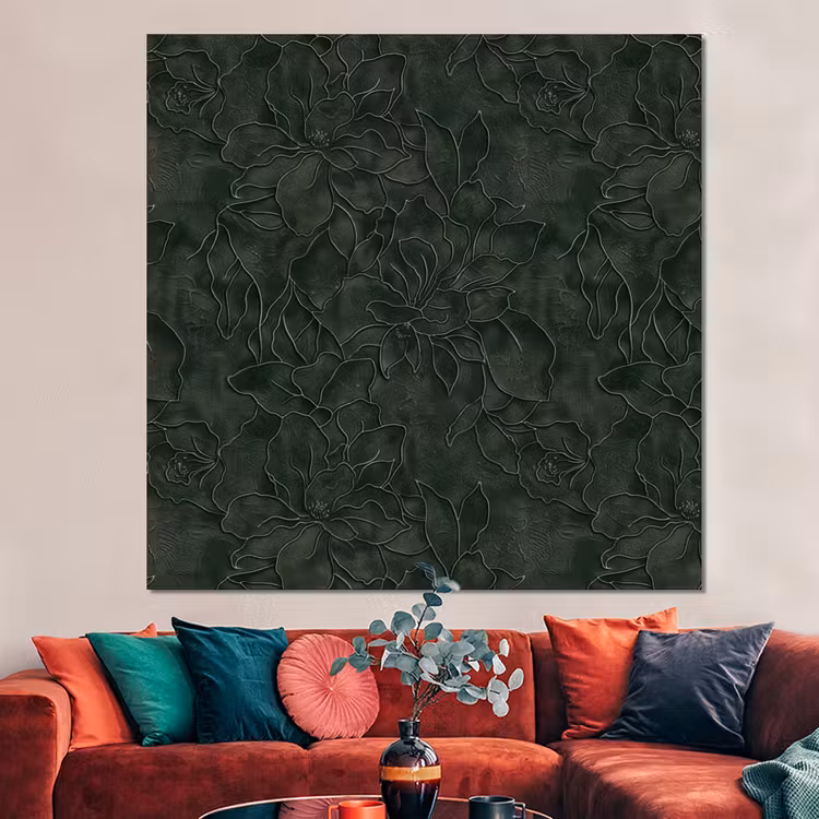 Forex - Bloemen - Lijnen - Groen — 3