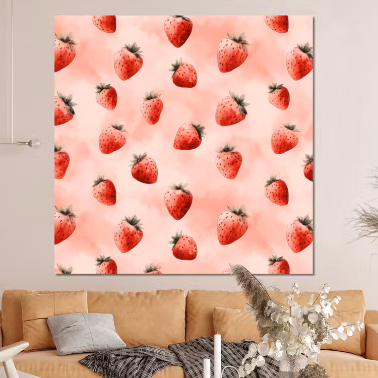 Forex - Aardbei - Patroon - Roze — 4
