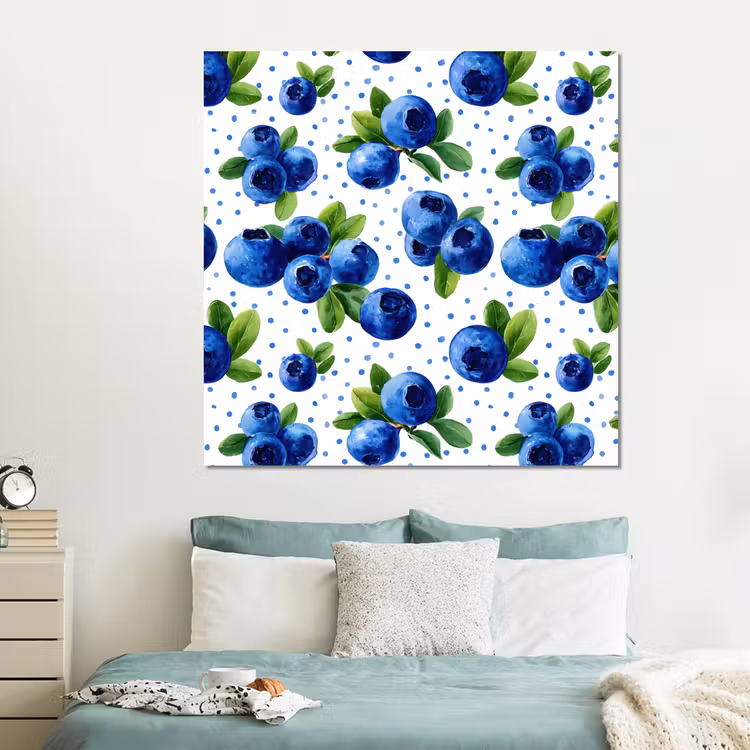 Forex - Bessen - Patroon - Blauw — 2