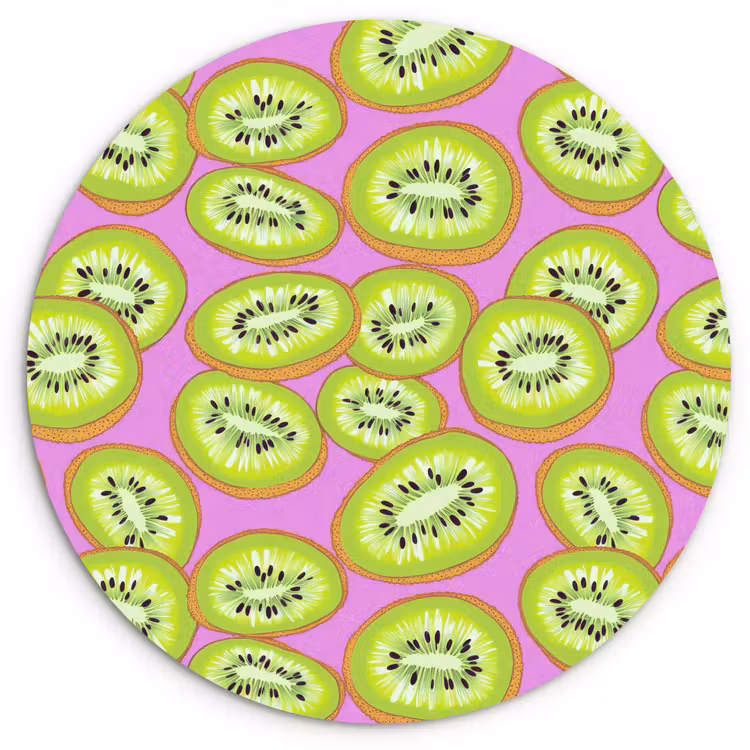 Muurcirkel - Kiwi - Speels - Groen — 1