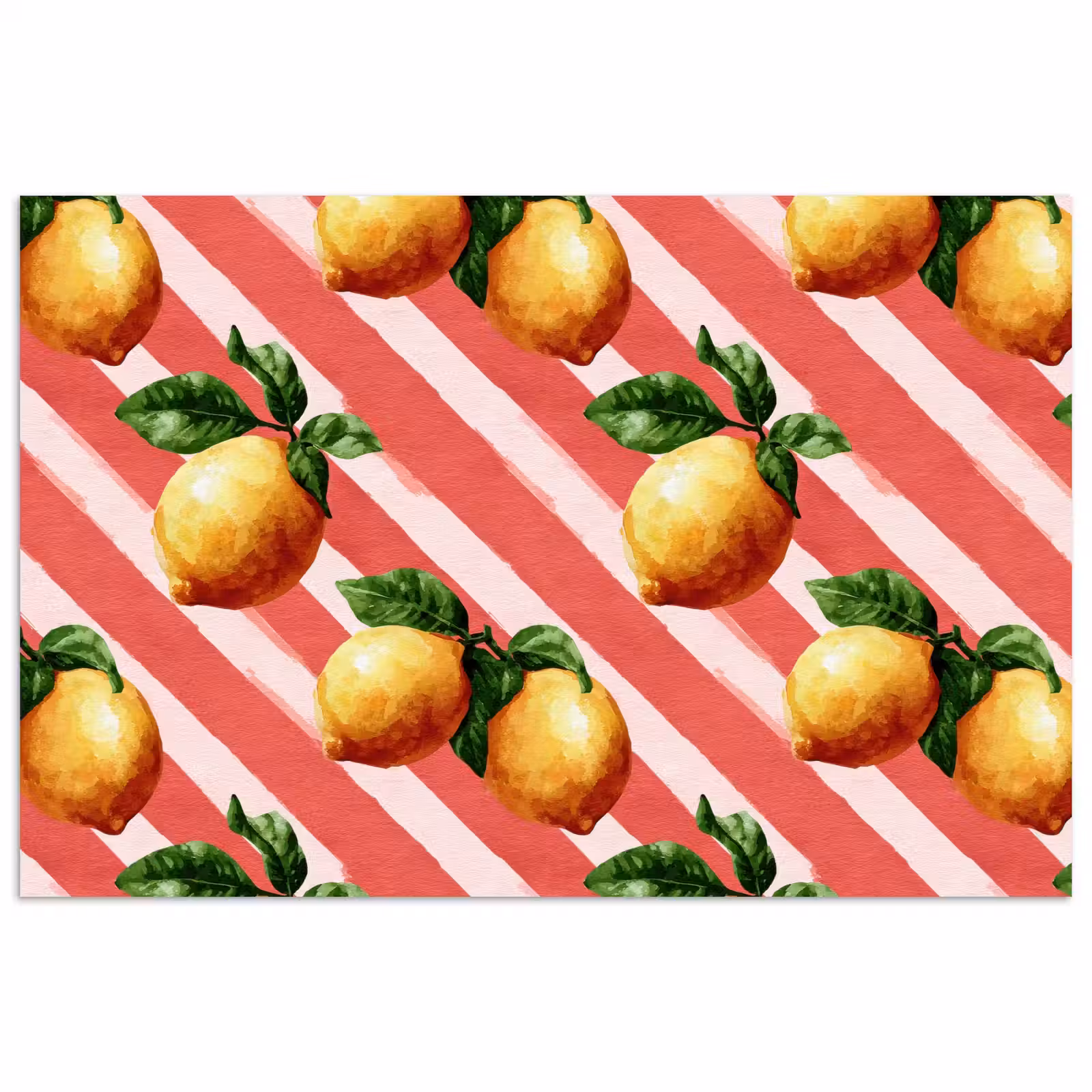 Poster - Citroen - Geïllustreerd - Oranje — 1