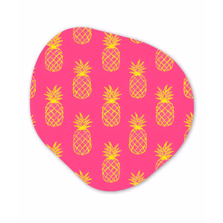 Organisch schilderij - Forex - Ananas - Trendy - Roze — 1