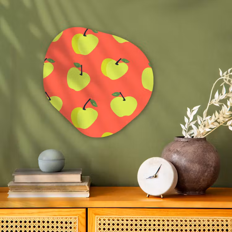 Organisch schilderij - Forex - Appels - Modern - Groen — 2