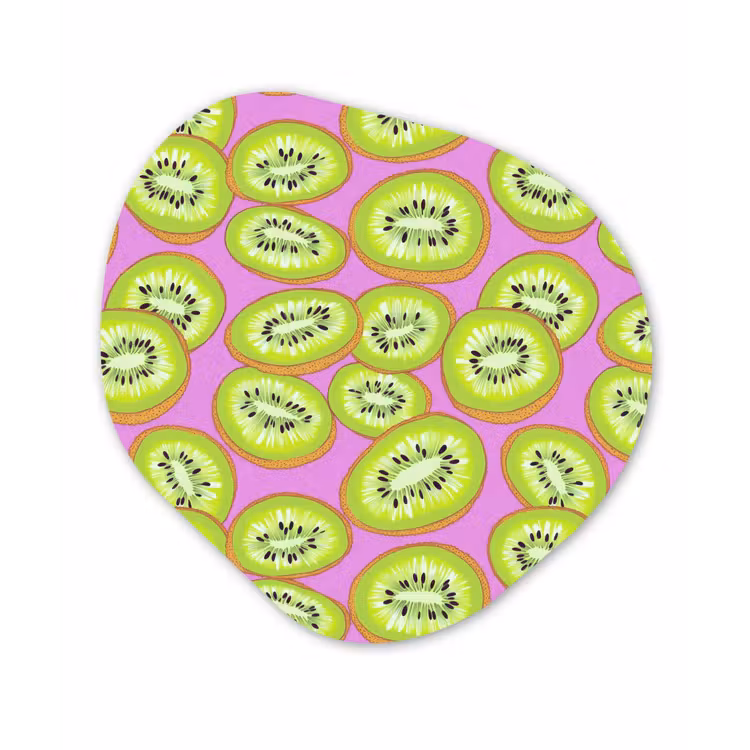 Organisch schilderij - Forex - Kiwi - Speels - Groen — 1