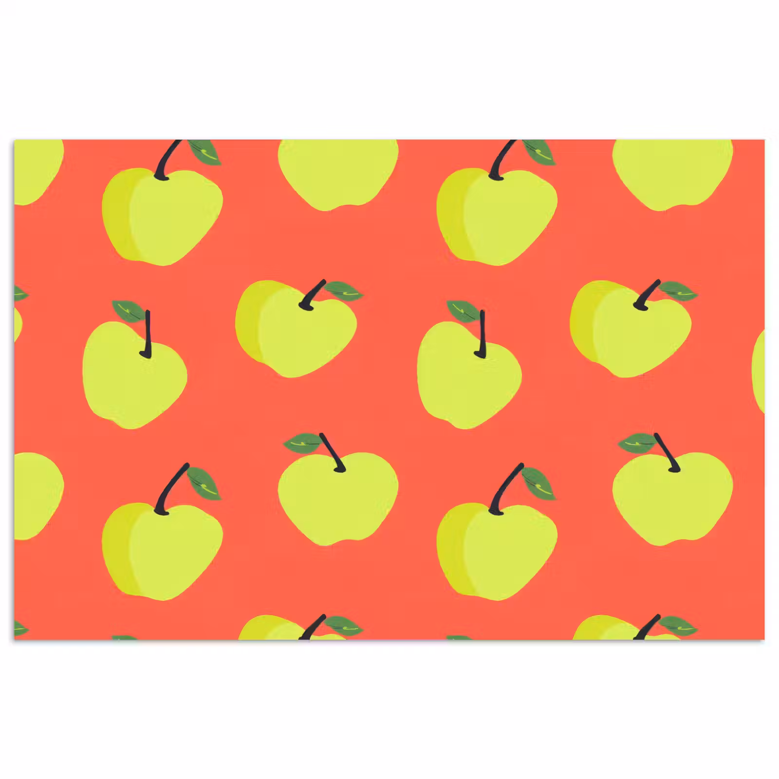 Poster - Appels - Modern - Groen — 1