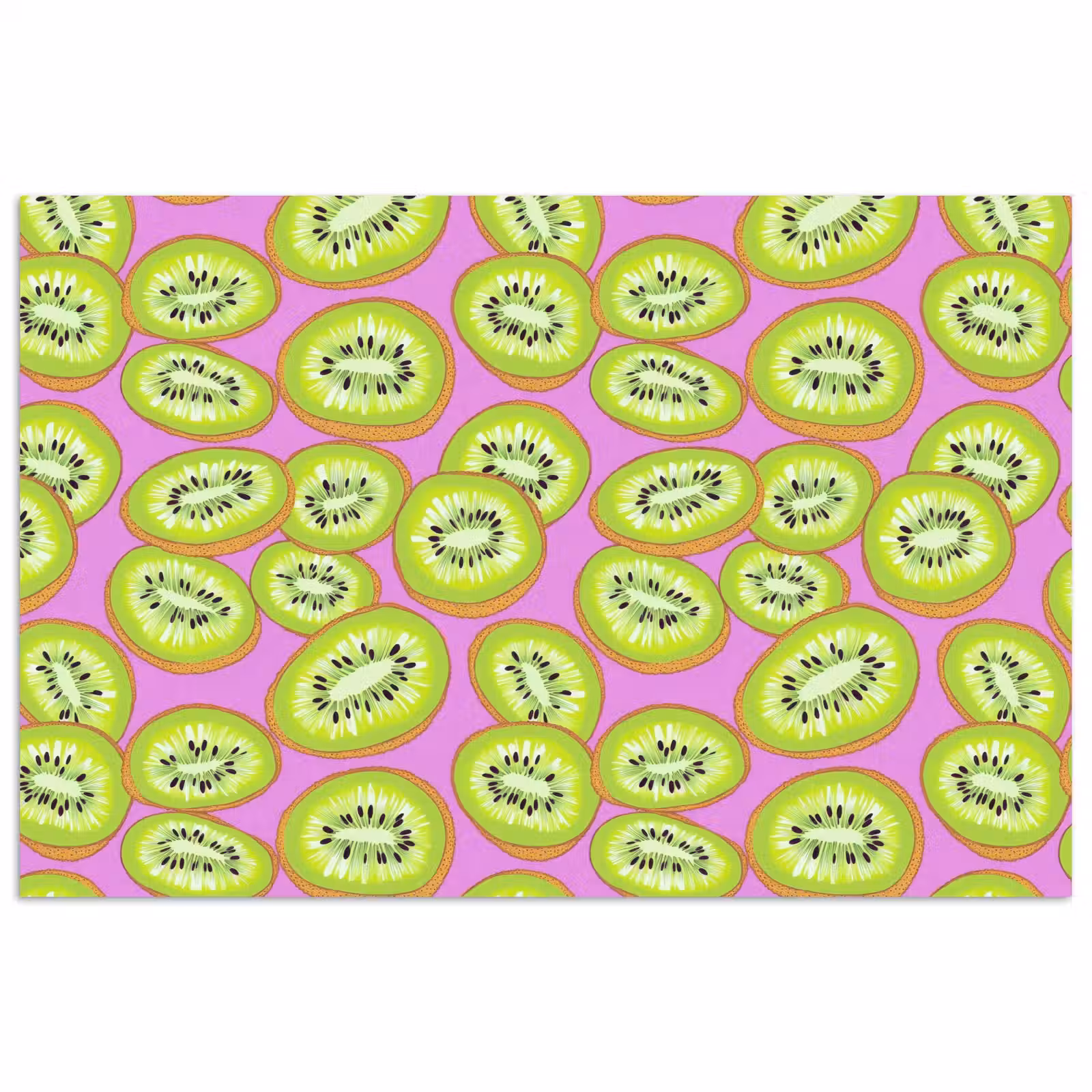 Poster - Kiwi - Speels - Groen — 1