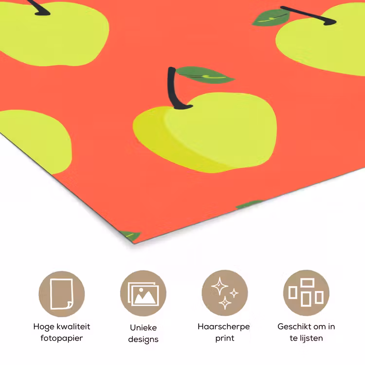 Poster - Appels - Modern - Groen — 5
