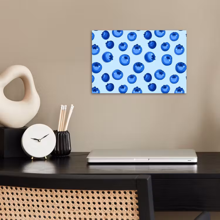 Poster - Bessen - Modern - Blauw — 2
