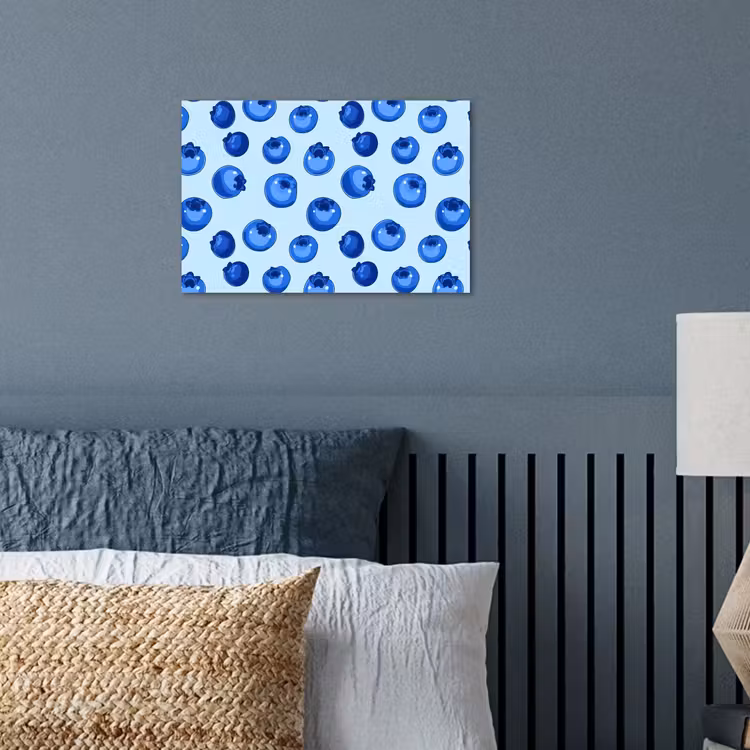Poster - Bessen - Modern - Blauw — 3