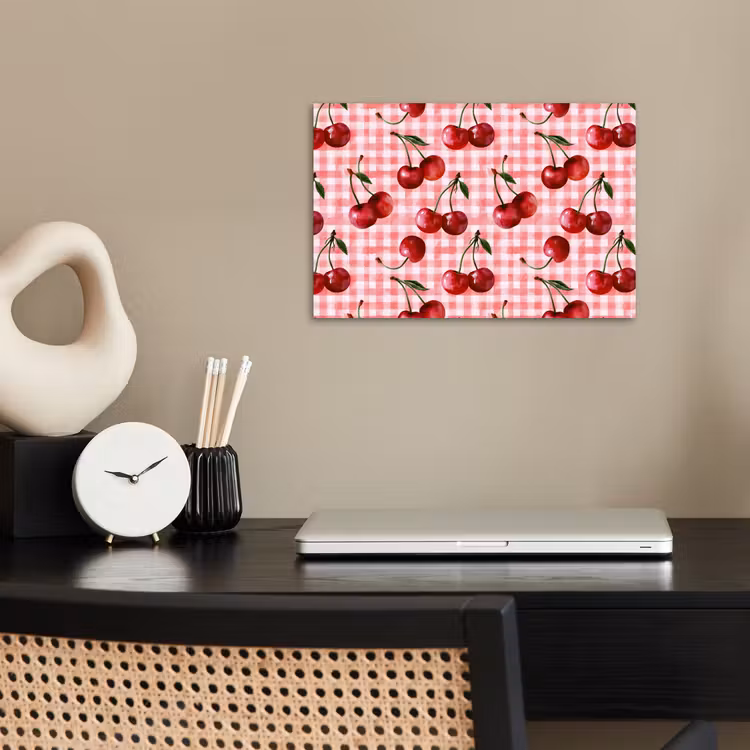 Poster - Kersen - Blokken - Rood — 2