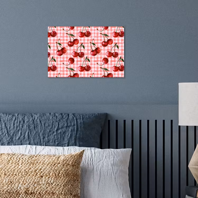 Poster - Kersen - Blokken - Rood — 3