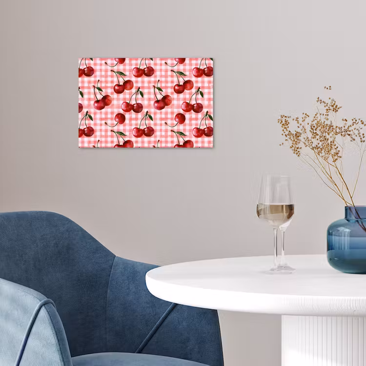Poster - Kersen - Blokken - Rood — 4