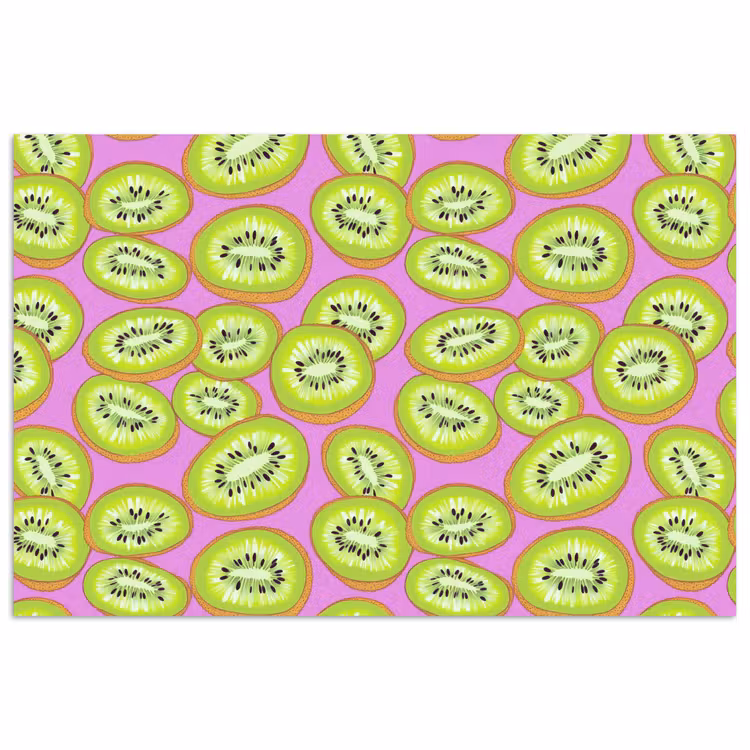 Poster - Kiwi - Speels - Groen — 1