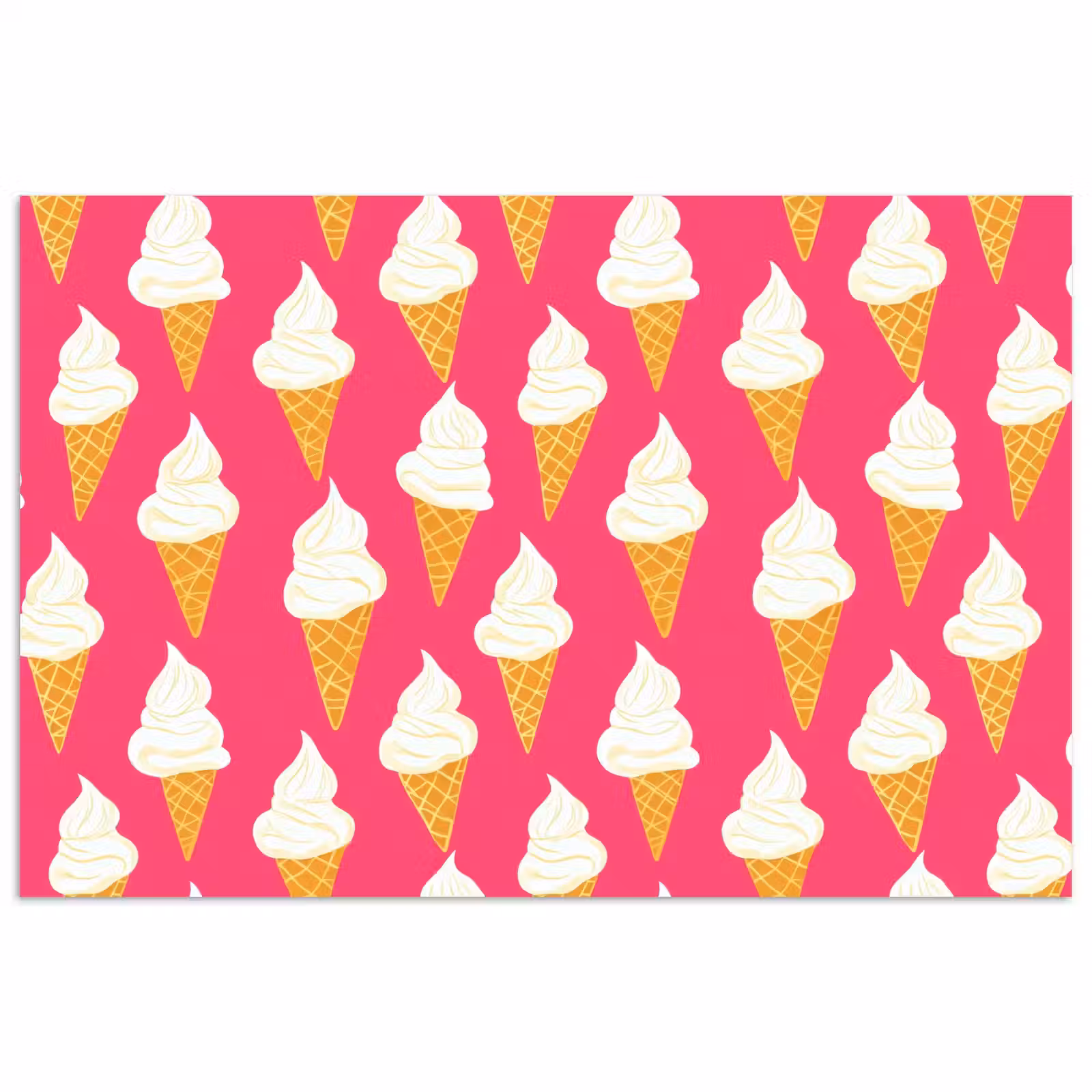 Poster - Softijs - Horentje - Roze — 1