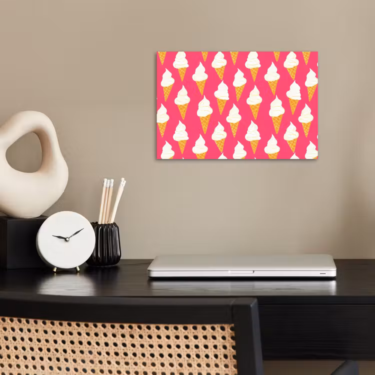 Poster - Softijs - Horentje - Roze — 2
