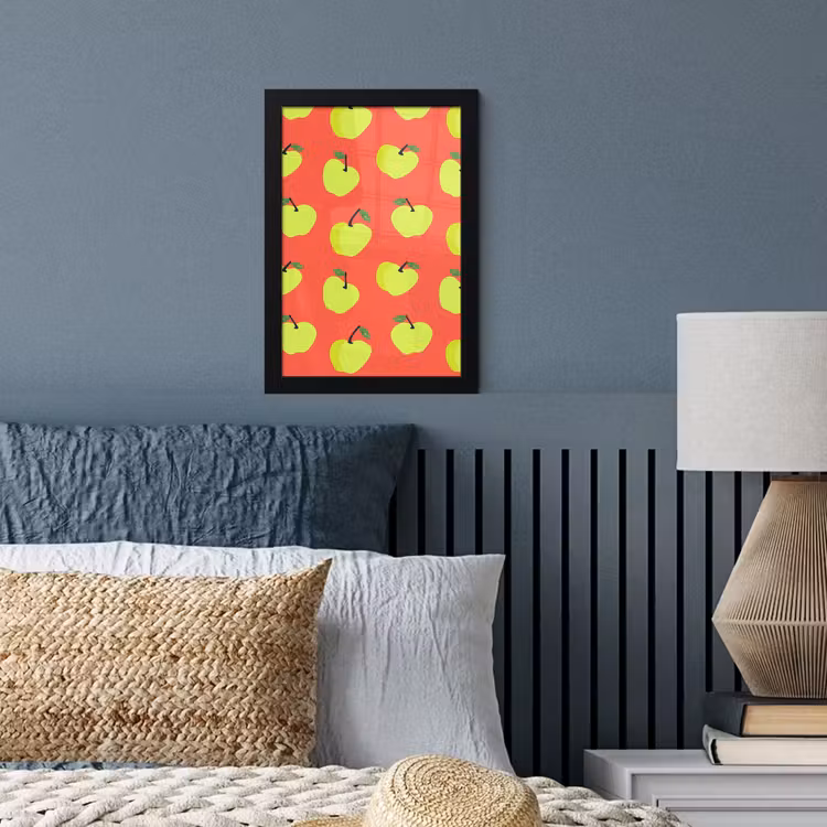 Poster met lijst - Appels - Modern - Groen — 3