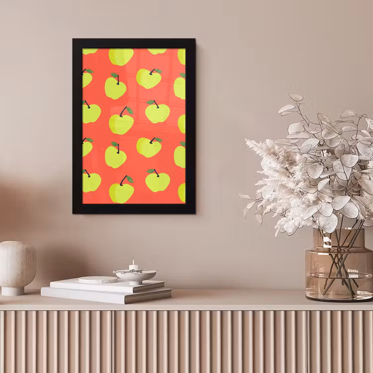 Poster met lijst - Appels - Modern - Groen — 5