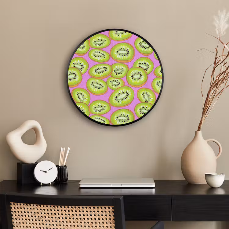 Ronde fotolijst - Kiwi - Speels - Groen — 3